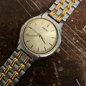 Seiko Two-Tone Gold and Silver Watch